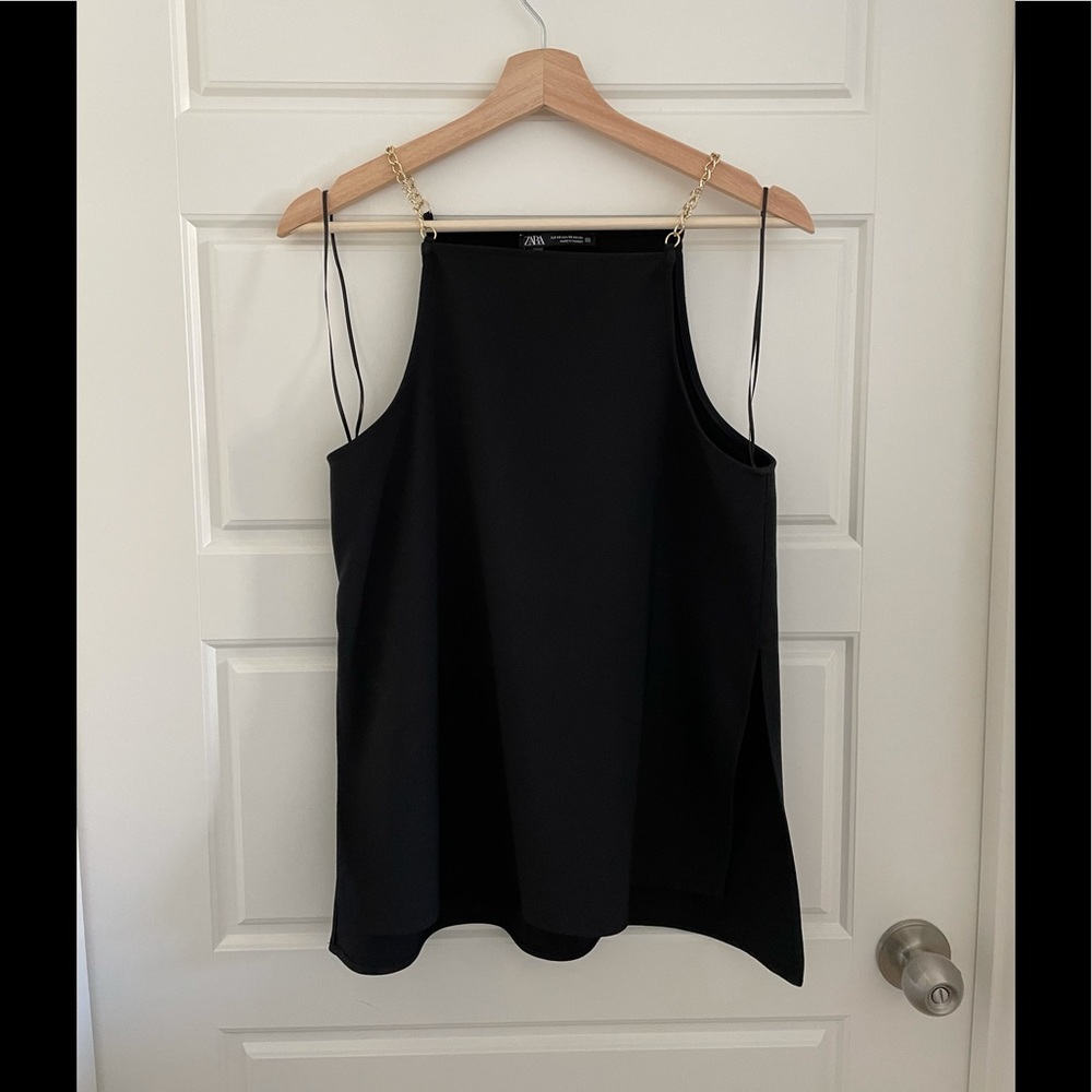 ZARA GOLD CHAIN STRAP CAMISOLE - Picture 5 of 11